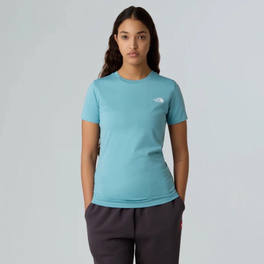 The North Face Womens small Simple Dome T Shirt Cotton Blend